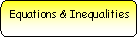 Rounded Rectangle: Equations & Inequalities