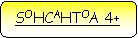 Rounded Rectangle: SOHCAHTOA 4+