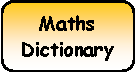 Rounded Rectangle: Maths Dictionary